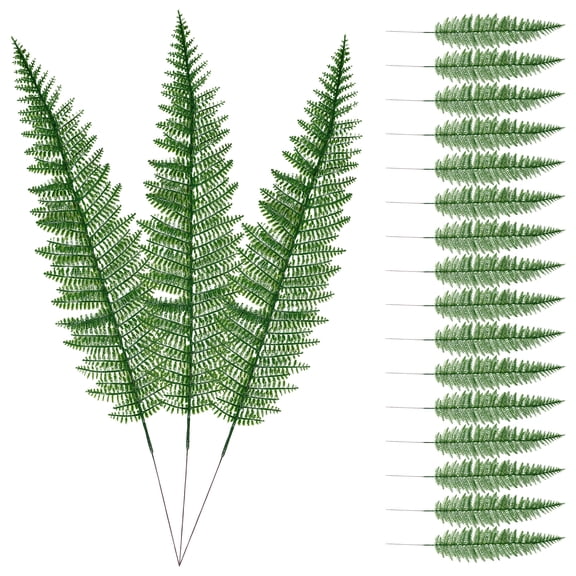 Masteelf 20pcs Faux Leaves For Wedding Decor Plastic Greenery For Weddings Fake Pine Tree Branches Artificial Greenery For Events