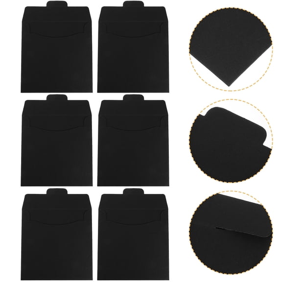 Masteelf 20pcs Kraft Paper CD DVD Sleeves Envelopes Storage Cases Holder Paper CD Bags