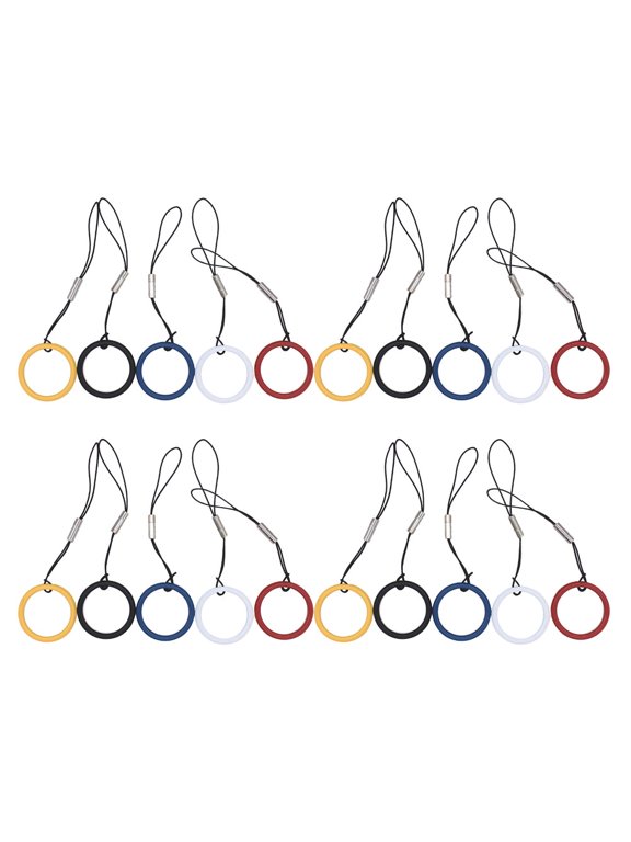 20 Pcs Phone Lanyard Grip Holder Mobile Ring Buckle Accessories