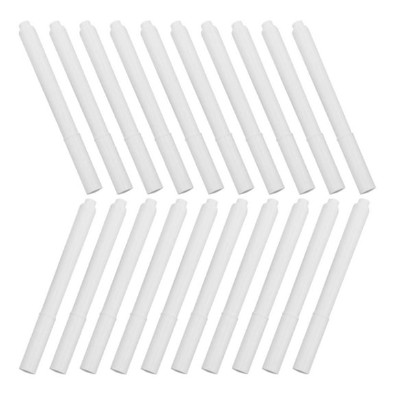 Masteelf 20pcs White Liquid Chalk Markers For Chalkboard Erasable Glass Markers Chalk Board Marker Pens For Signs Windows And Mirrors