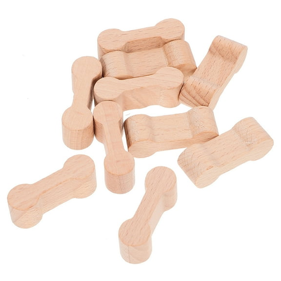 Masteelf 20pcs Wooden Train Tracks Connectors Track Connectors Wooden Train Connectors Adapters