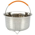 Masteelf 21.5X12.5CM Stainless Steel Rice Cooker Steam Basket Pressure