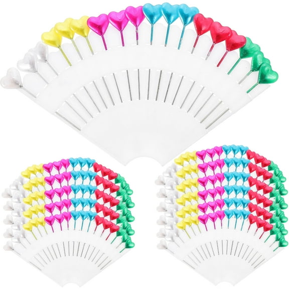 Masteelf 216-Piece Multi-Color Sewing Pins Set for Embroidery, Quilting, and Decorative Craft Projects