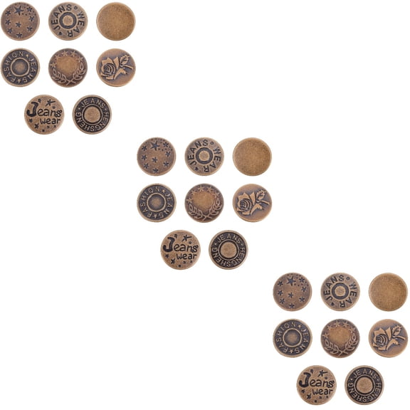 Masteelf 24 pcs Button Jeans Waist Circumference Adjustment Supplies