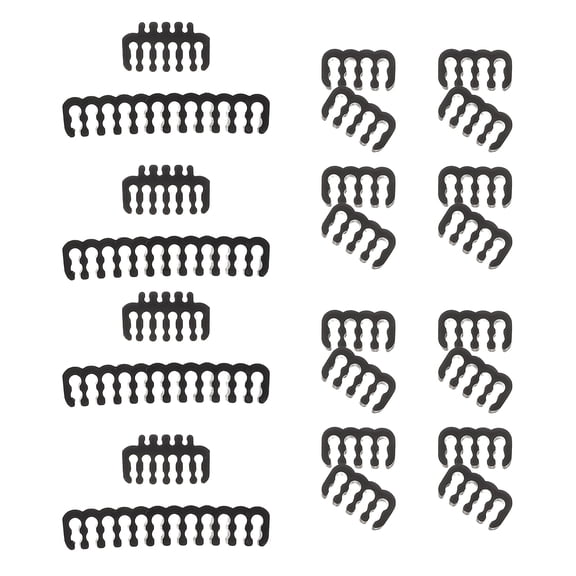 Masteelf 24pcs Kit Cable Extension Management Tools Wire Organizer Comb Computer Case Water Cooling