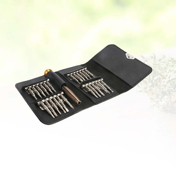 Masteelf 25 in 1 Precision Screwdriver Set Mini Repair Tool Kit -rust Accessories for Computer Phone Laptop Tablet Camera Glasses Repair with a Portative Storage Bag