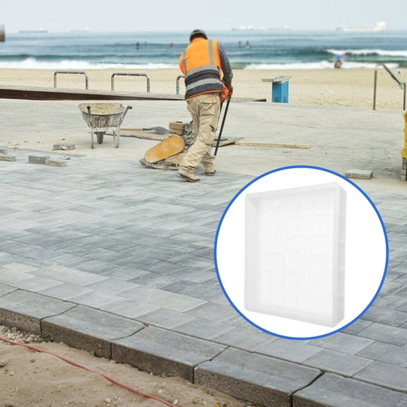 Masteelf 25 *25*4cm Stepping Stone Mold Concrete Road Slab DIY Path Spain Brick