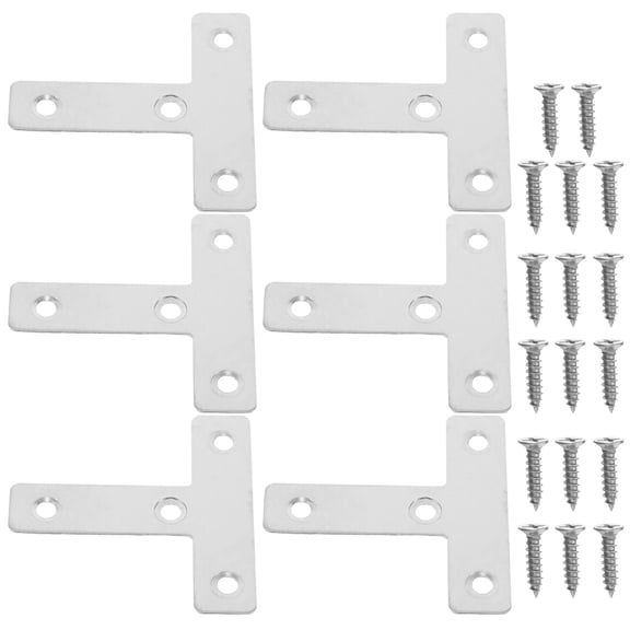 Masteelf 25-Pack Corner Code Connection Pieces 6.00x6.00x0.10CM Metal Hardware
