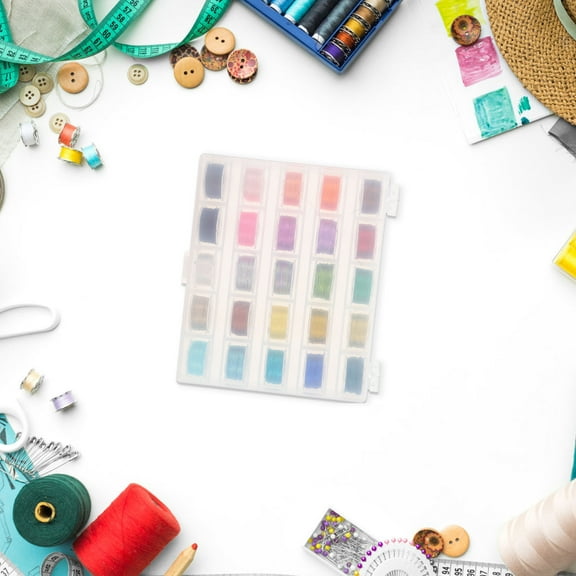 Masteelf 25 Pcs Cross Stitch Threads Threads Cross-Stitch Polyester Thread Embroidery Threads