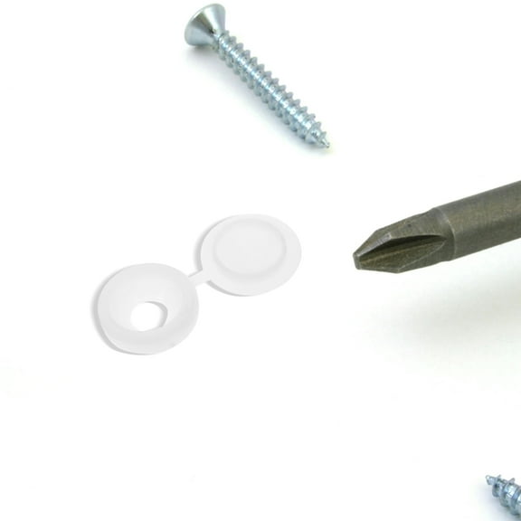 Masteelf 250pcs Plastic Screw Caps Screw Cap Covers For Cross Head Screws For Home And Auto Repairs