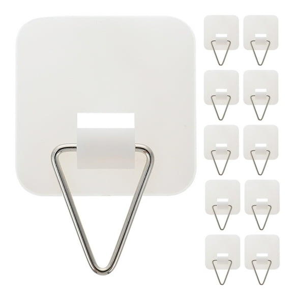 Masteelf 25pcs Adhesive Plate Hangers Small Plate Holders for Wall Display Invisible Plate Hangers for Wall Art Decorative Plate Holders