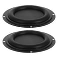 thumbnail image 1 of Masteelf 2PCS Audio Speaker Diaphragm Round Radiator Diaphragm Plate Enhanced Bass Speaker Vibration Replacement Part for Loudspeaker Audio DIY Repair, 1 of 8
