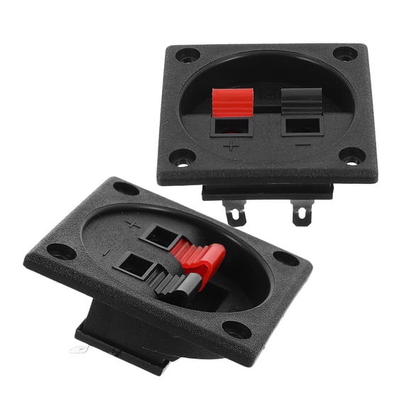 Masteelf 2PCS Speaker Binding Posts Speaker Terminal Cup Binding Post Cup Connector for  Box Speaker Wire Terminal Connector for Stable Audio Transmission