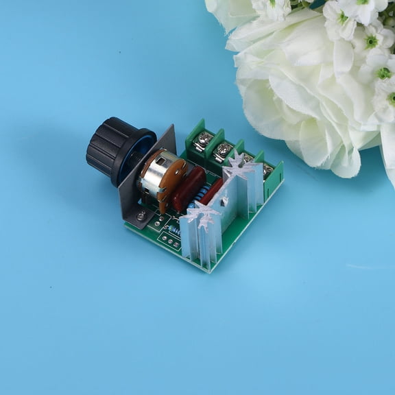 Masteelf 2Pc 2000W 220V SCR Voltage Regulator Motor Control Thermostat Dimmer