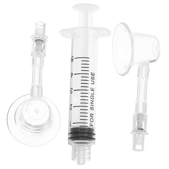 2Pcs Aspirator Retractor Pullers for Flat and Inverted Nipples White