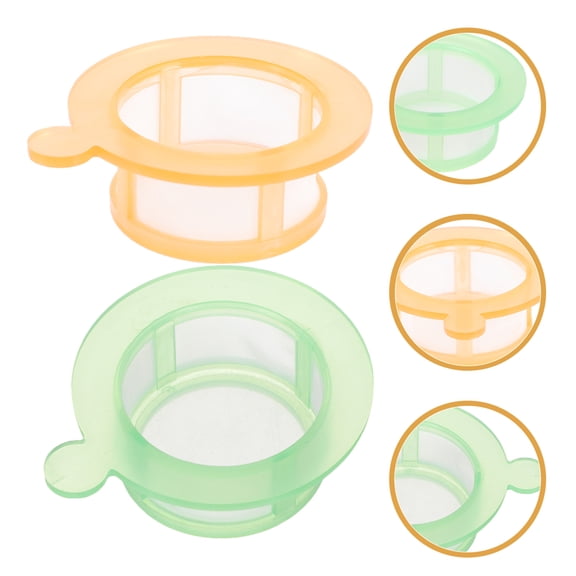 HONITANO Cell Strainer Purple Polypropylene 2Pcs 1.77X1.38X0.59In