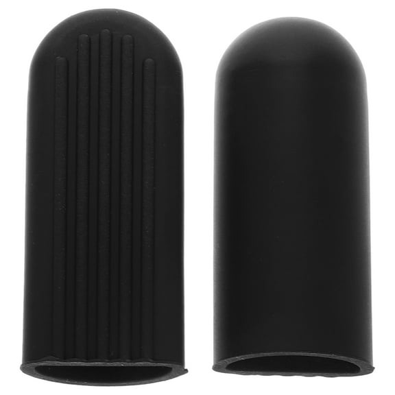 Masteelf 2Pcs Scooter Foot Support Cover Stand Silicone Sleeves Electric Scooter Kickstand Sleeve Protector Footrest Cover Black