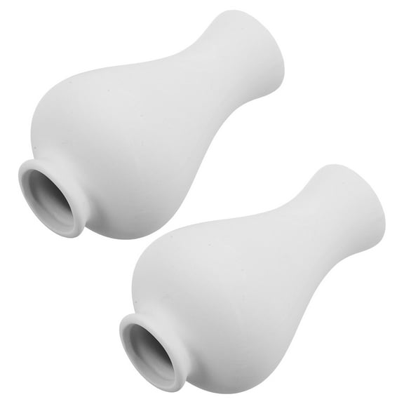 Masteelf 2Pcs White Ceramic Bud Vase Boho Rustic Small Flower Vase White Ceramic Vases Centerpieces For Diy Wedding Home Dining Table Decoration