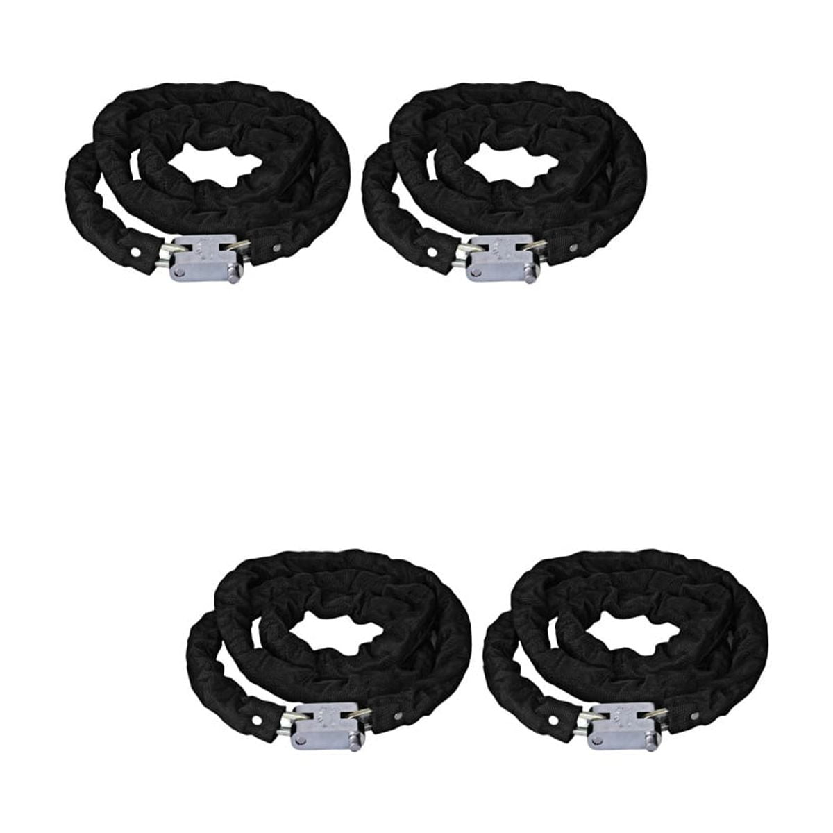 Masteelf 2pcs 120cm Bike Lock Mountain Bike Lock Security Anti-Theft Chain Lock Heavy Duty Chain Padlock for Outdoor Cycling Motorcycle Security
