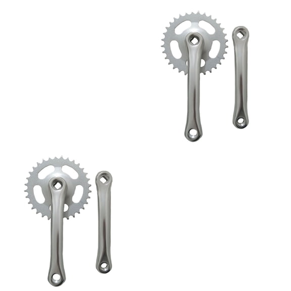 Masteelf 2-Pack 38T Mountain Bike Crankset 170mm Crank Arm Tooth Plate , Assorted Styles