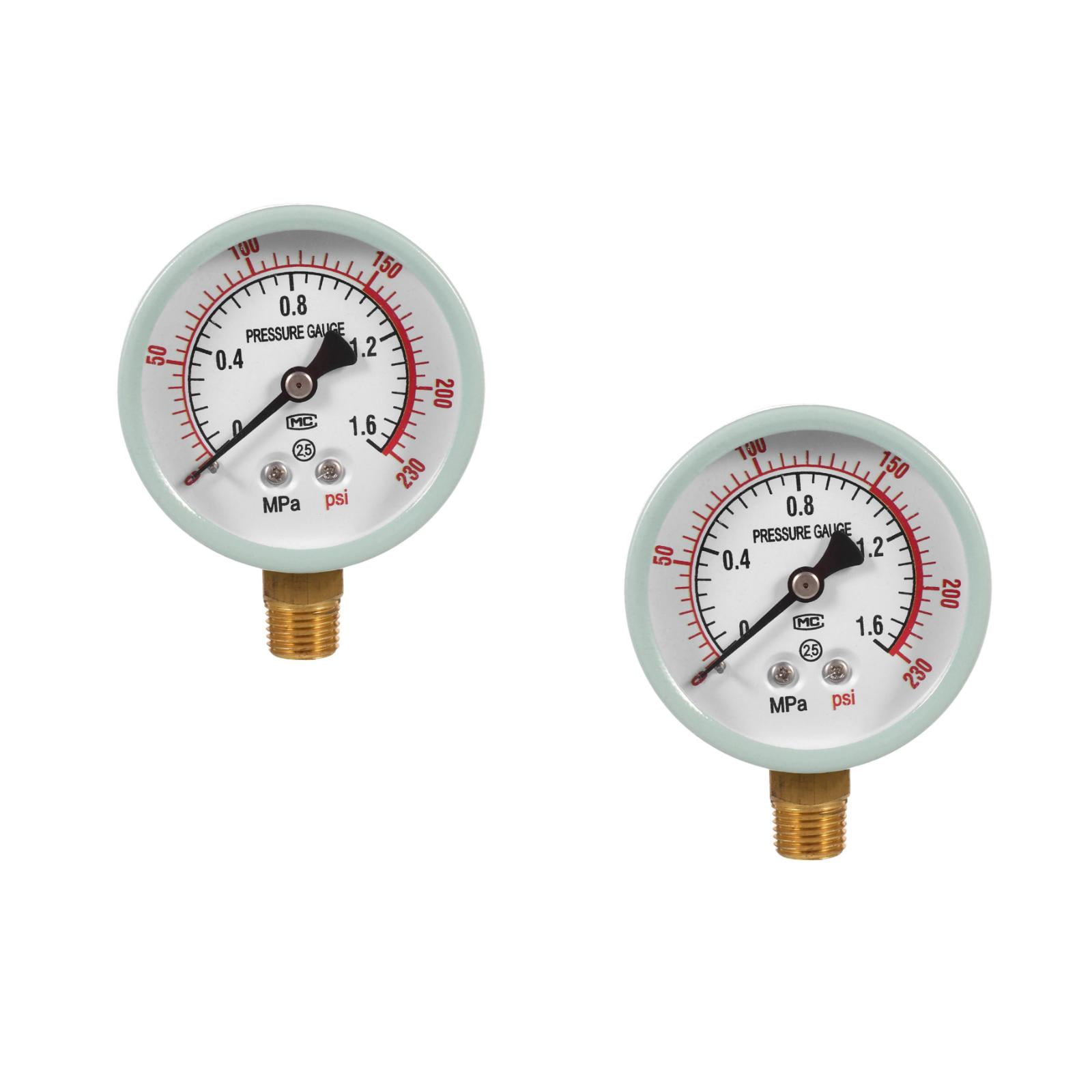 Masteelf 2pcs Accurate Diving Pressure Gauge Pressure Checker Gauge ...