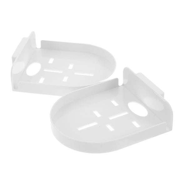 Masteelf 2pcs Adhesive Wall Mount Shelf For Security Cameras And Baby Monitors Space-Saving Design No Drill Installation For Use