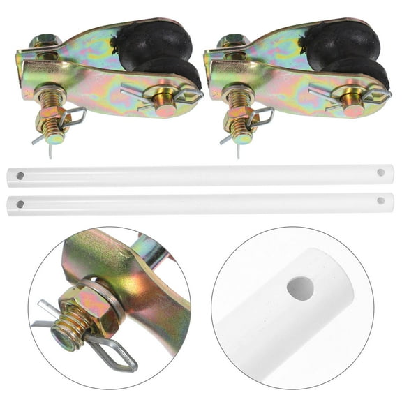 Masteelf 2pcs Adjustable Ceiling Fan Downrod Extender Kit Fan Extension Poles For Invisible Ceiling Fan Lights Universal Fit For Multiple Brands