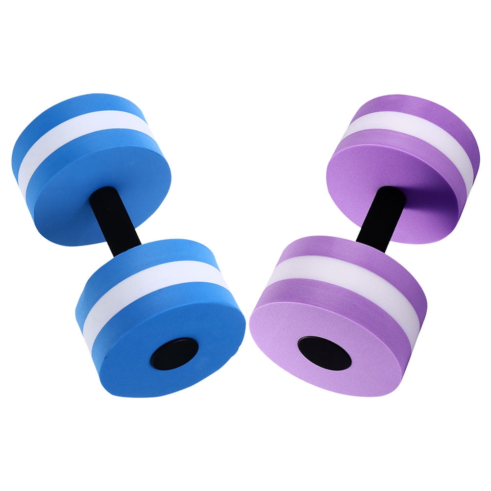 Water Dumbbells For Pool – EVA Foam Barbells For Aqua Aerobics & Water Exercise