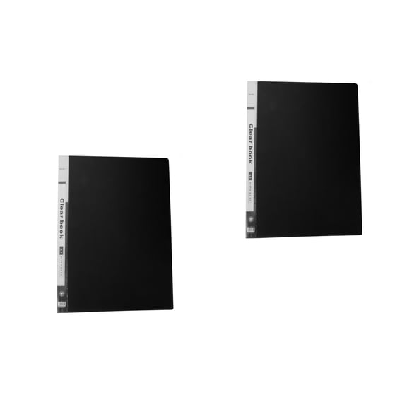 Masteelf 2pcs Art Portfolio Folder For School Office Business File Folder Portfolio Binder With Plastic Sleeves Portfolio Folder Presentation Book Document Organizer (A3)