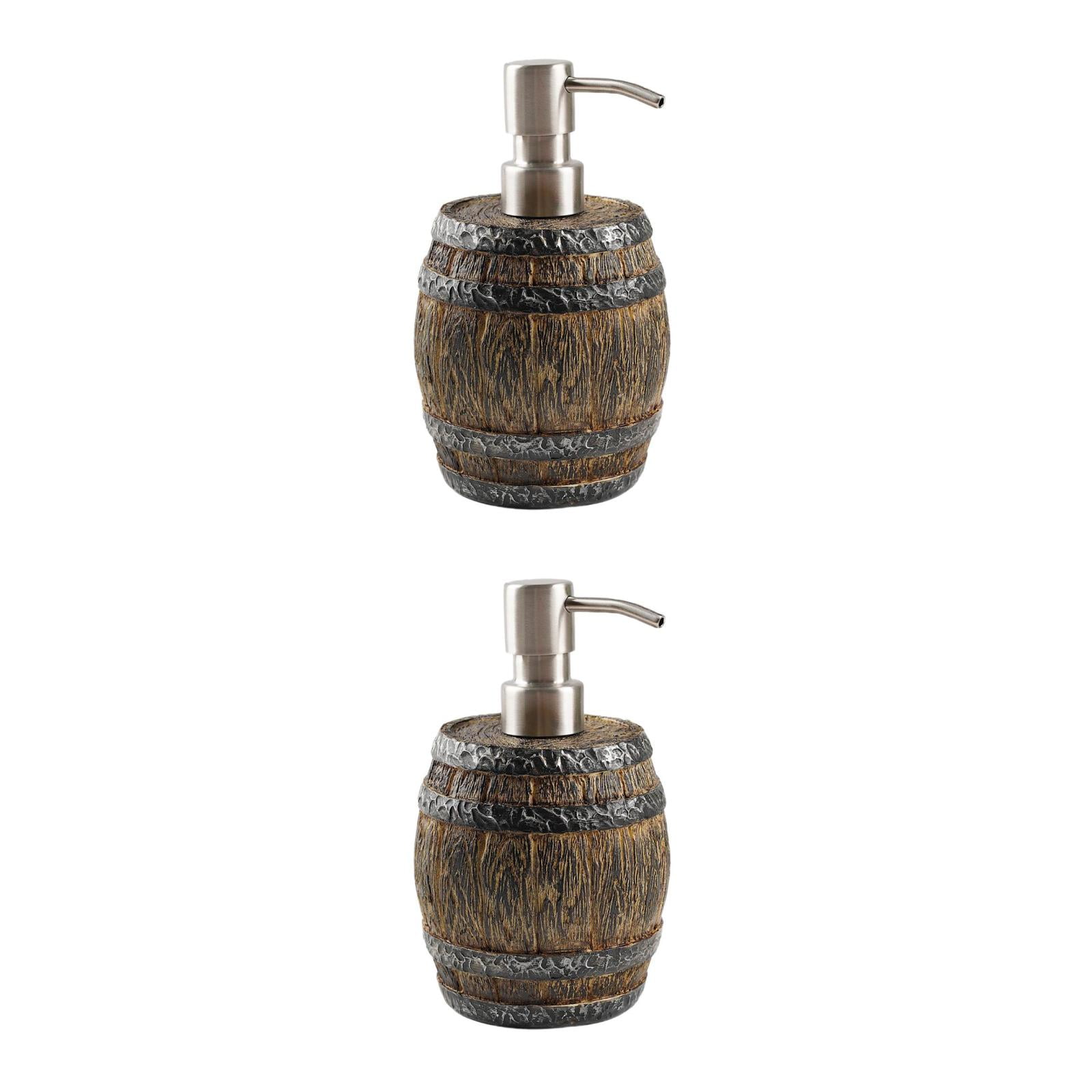 Masteelf 2pcs Bar Bathroom Decor Retro Cabin Style Soap Or Lotion Dispenser  For Kitchen Accessories For Farmhouse Lodge Or Country Home Decor -  Walmart.com, image size:1600x1600