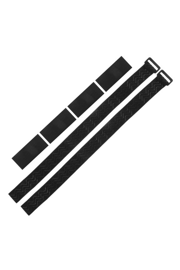 OFFIGAM 2Pcs Boot Straps for Women Black Elastic Bands with Hook and Loop Fasteners Anti Slip Boot Supports for Daily Wear