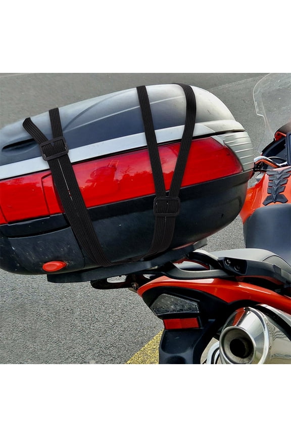 Bike Luggage Strap Black 2Pcs 35.4x1.4x0.4In