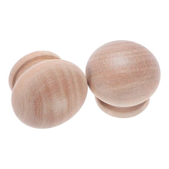 Masteelf 2pcs Cabinet Hardware Knobs Round Furniture Mushroom Knob Dresser Pulls For Dresser Drawers For Cabinet Closet Drawer Dresser Wardrobe Beige