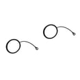 thumbnail image 1 of Masteelf 2pcs Car Tank Cap Rope Replacement Cap Tether Cap Rope Plastic Cap Tether Tank Cap Rope Plastic Cap Rope Replacement Tank Cap, 1 of 8
