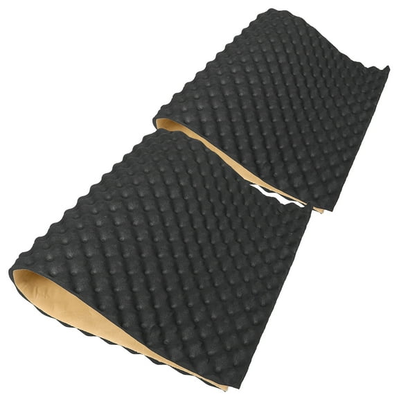 Masteelf 2pcs Car Thermal Insulation Hood sound Liner Automotive Sound Deadener Sound Absorbing Mat for Engine Compartment Car Soundproof