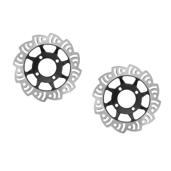 Masteelf 2pcs Cast Iron Brake Disc Accessory Universal Motorcycle Brake Disc Spare Part Go Kart Disc Brake Disk Replacement Metal Brake Disc Disk For Mini Bike Go Kart