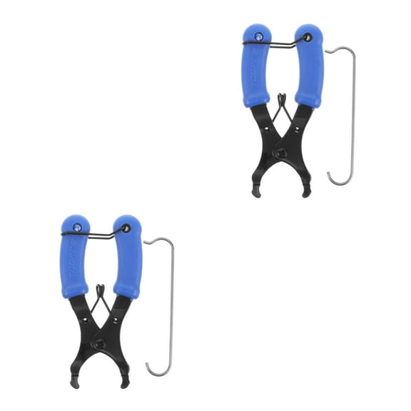 Masteelf 2pcs Chain Link Pliers Chain Removal Tool For Bike Chain Mountain Bike Maintenance Quick Release Wrench Chain Plier Chain Remover