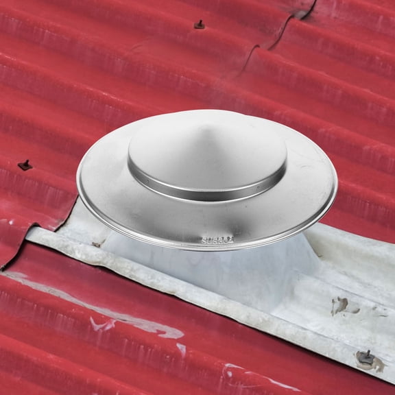 Masteelf 2pcs Chimney Cover Metal Chimney Flue Cowl Rain Cover Chimney Cover Accessory Replacement