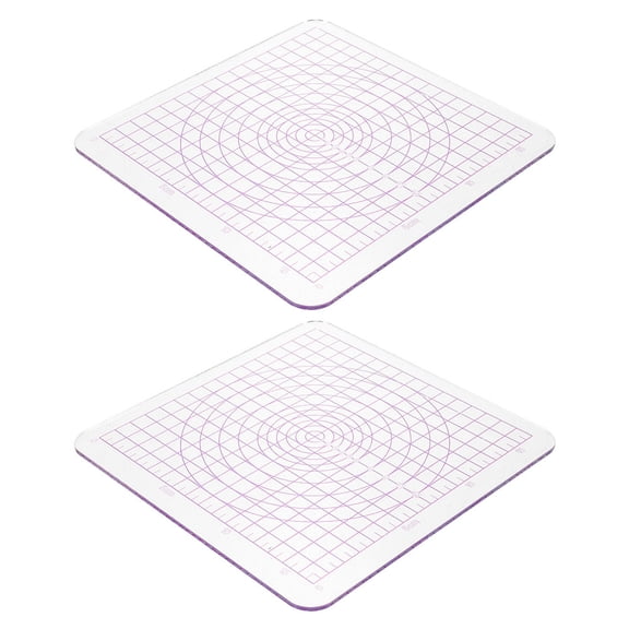 Masteelf 2pcs Clay Pressing Plates Rounded Corners Designed Boards for Art Projects and DIY Sculpting Pottery for Home and School Use