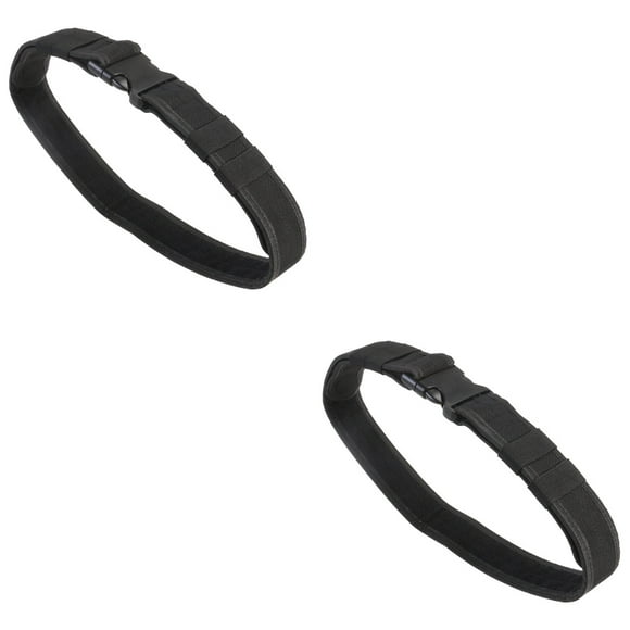 Masteelf 2pcs Combat Gear Utility Nylon Belt (Black)