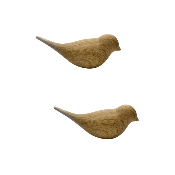 Masteelf Set of 2 3D Bird Wall Hooks, Decorative Resin Coat and Door Hooks for Bedroom, Living Room, (Color)