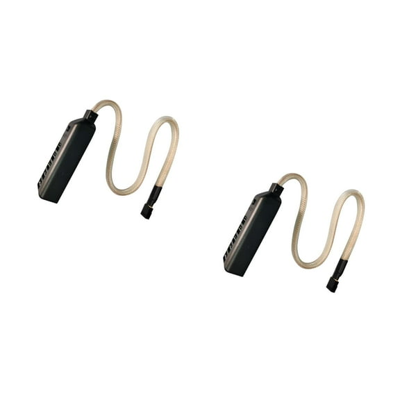 Masteelf 2pcs Desktop Computer Fan Hub RGB Light Computer Accessory PC Case Fan Hub Adapter