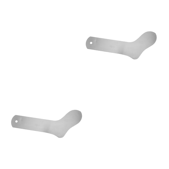 Masteelf 2-Pack Heat Transfer Sock Jigs for Sublimation Dye Printing, Metal Sock Shapers Made of Aluminum Material