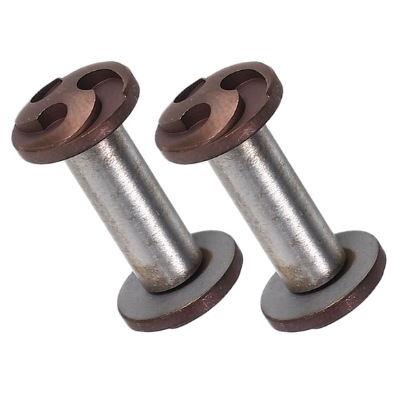 Masteelf 2pcs Diy Making Supplies Stainless Steel Handle Buckle Rivet Screws Plum Handle Screws For Handle Construction For Chef Knives