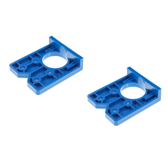 Masteelf 2pcs Door Hinge Jig Concealed Hinge Jig Cabinet Hole Drilling Template