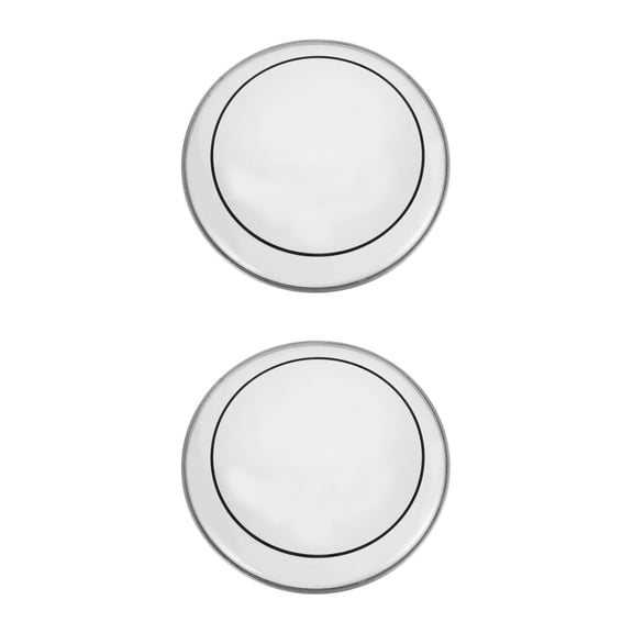 Masteelf 2pcs Double-Layer Drum Head Clear Oil Drum Skin Replacement For Drum  Silent Drum Head For Noise Reduction