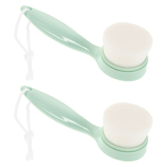 Masteelf 2pcs Dry Facial Cleansing Brush Face Brush Skin Care Exfoliating Brush Scrubber Facial Cleansing Brush Facial Scrub Exfoliator Brush Face Cleaner Brush