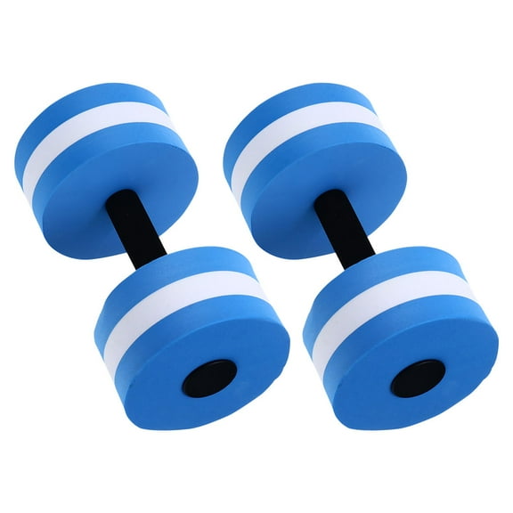 Masteelf 2pcs EVA Foam Aquatic Fitness Barbells Water Dumbbells for Pool Exercise Floating Weights for Water Aerobics for Swimming and Water Workouts