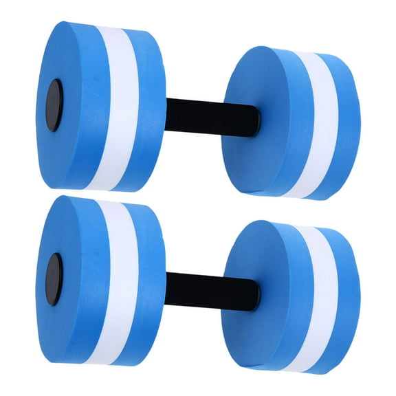 Masteelf 2pcs EVA Foam Aquatic Fitness Barbells Water Dumbbells for Pool Exercise Floating Weights for Water Aerobics for Swimming and Water Workouts