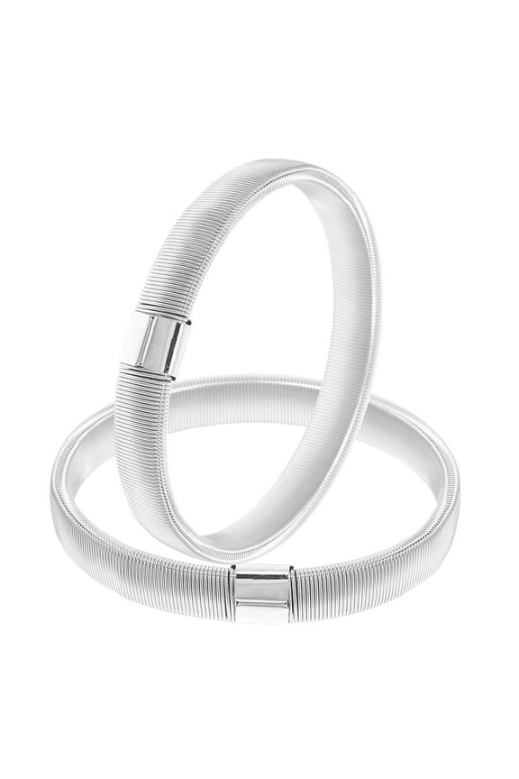 2pcs Elastic Men's Sleeve Garters Non-Slip Metal Armbands for Bartenders Shirt Holders for Secure Fit and Comfort for Restaurants and Bars